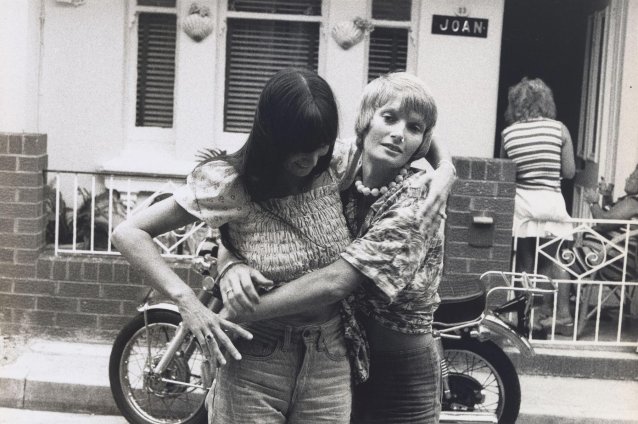 Nikki Reynolds and Jenny Bonnette, Surry Hills, ‘74, 1974