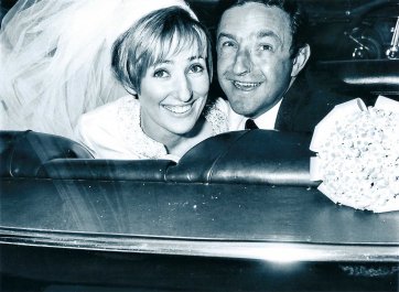 Alan and Rachel on their wedding day, 1967