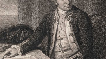 Captain James Cook from the original in the Naval Gallery, Greenwich Hospital