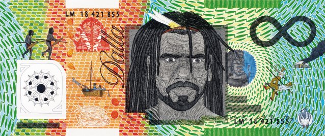 Blood Money – Infinite Dollar Note – Aunty Rose Colless oam Commemorative, 2019