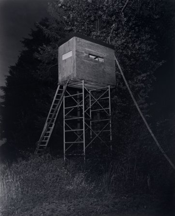 Celia inside a watchtower, 2018 Wouter Van de Voorde