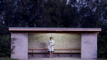 At the bus stop, 2011 by Brenton McGeachie
