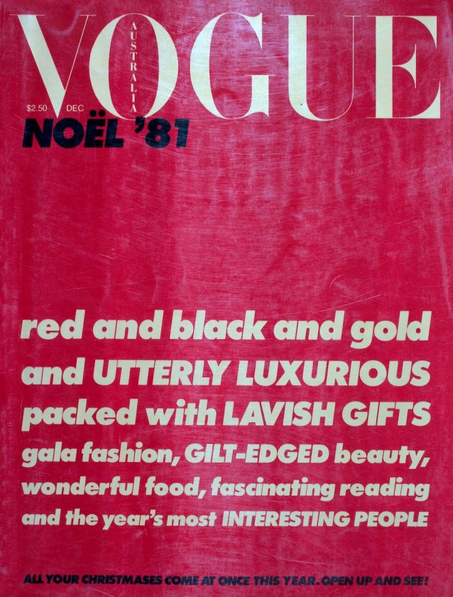 Vogue Australia 1981 December