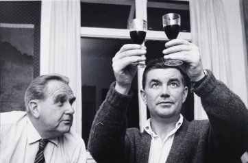 Rudy Komon and Leonard French, Beaumaris, Melbourne, 1967 (printed 2000) by David Moore Rudy Komon and Leonard French, Beaumaris, Melbourne, 1967 (printed 2000) by David Moore