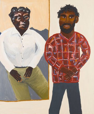 Albert and Vincent, 2014 Vincent Namatjira OAM