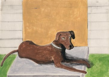 Dog on back step, 2014 by Noel McKenna
Germanos Collection, Sydney