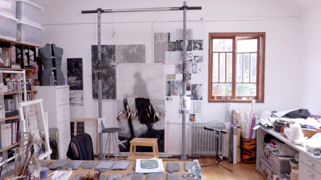 Valerie Kirk's studio