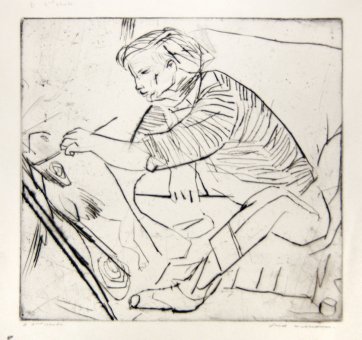 John Perceval painting, 1958 by Fred Williams John Perceval painting, 1958 by Fred Williams