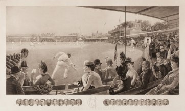 Australia v England, 1887 by Sir Robert Ponsonby Staples, George Barrable, Goupil & Cie Australia v England, 1887 by Sir Robert Ponsonby Staples, George Barrable, Goupil & Cie