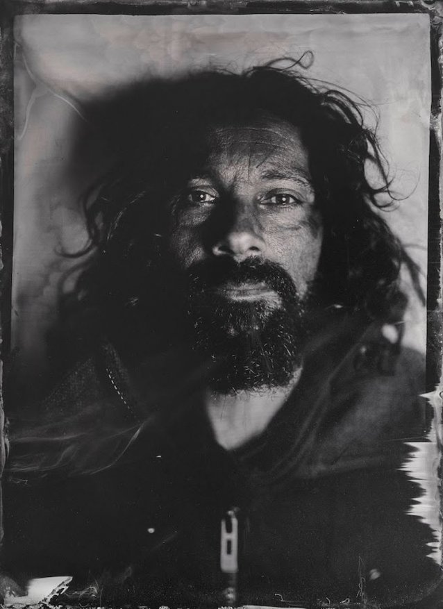Mr Zee (Wet plate collodion image), 2017
