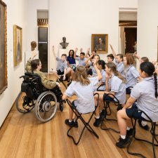 Students in the Gallery