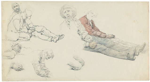 Studies for Bushrangers, Victoria, Australia, 1852 1886