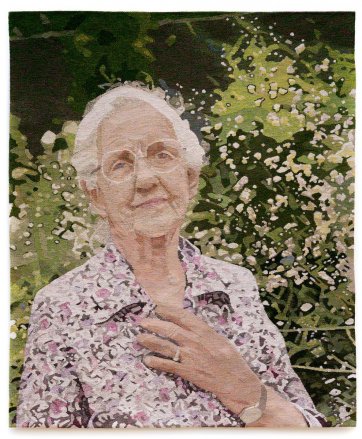 Portrait of Dame Elisabeth Murdoch, 2000 by Victorian Tapestry Workshop Portrait of Dame Elisabeth Murdoch, 2000 by Victorian Tapestry Workshop