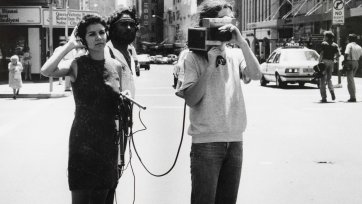 Tracey Moffatt filming early land rights march