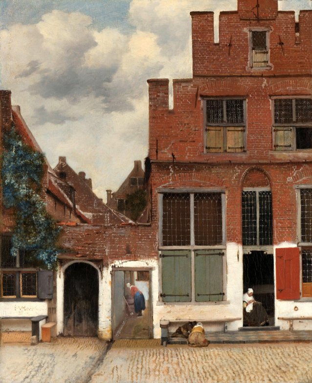 View of Houses in Delft, known as ‘The Little Street’, 1658–59 Johannes Vermeer