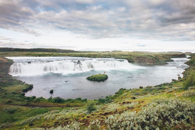 Fly fishing for Atlantic Salmon, Iceland, 2015