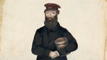 James Guidney, ‘Jemmy the Rock Man’, Birmingham, c.1830 by John Dempsey