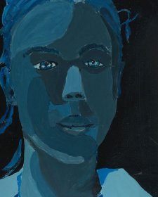 Monochromatic Self-Portrait, 2000 by Genevieve Preston