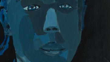 Monochromatic Self-Portrait, 2000 by Genevieve Preston