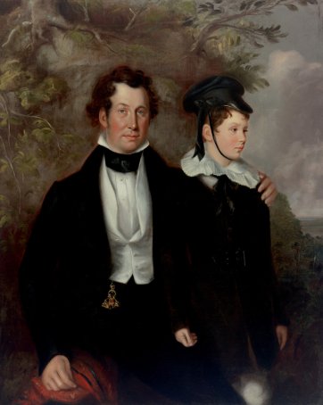Thomas Chapman and Master Robert Cooper Tertius, 1840