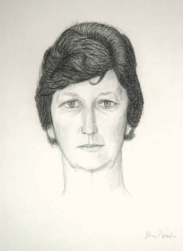Study for portrait of Joan Croll