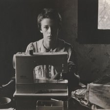 Lynn Gailey sewing, 1976 Carol Jerrems