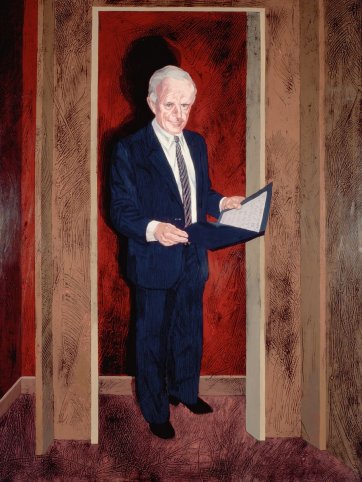 Senator John Button, 1987 by Andrew Sibley Senator John Button, 1987 by Andrew Sibley