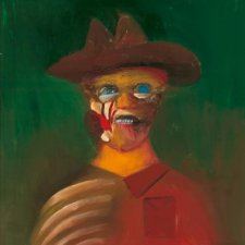Portrait of Ern Malley by Sidney Nolan (1973) Art Gallery of South Australia, Adelaide. Gift of Sidney and Cynthia Nolan, 1974