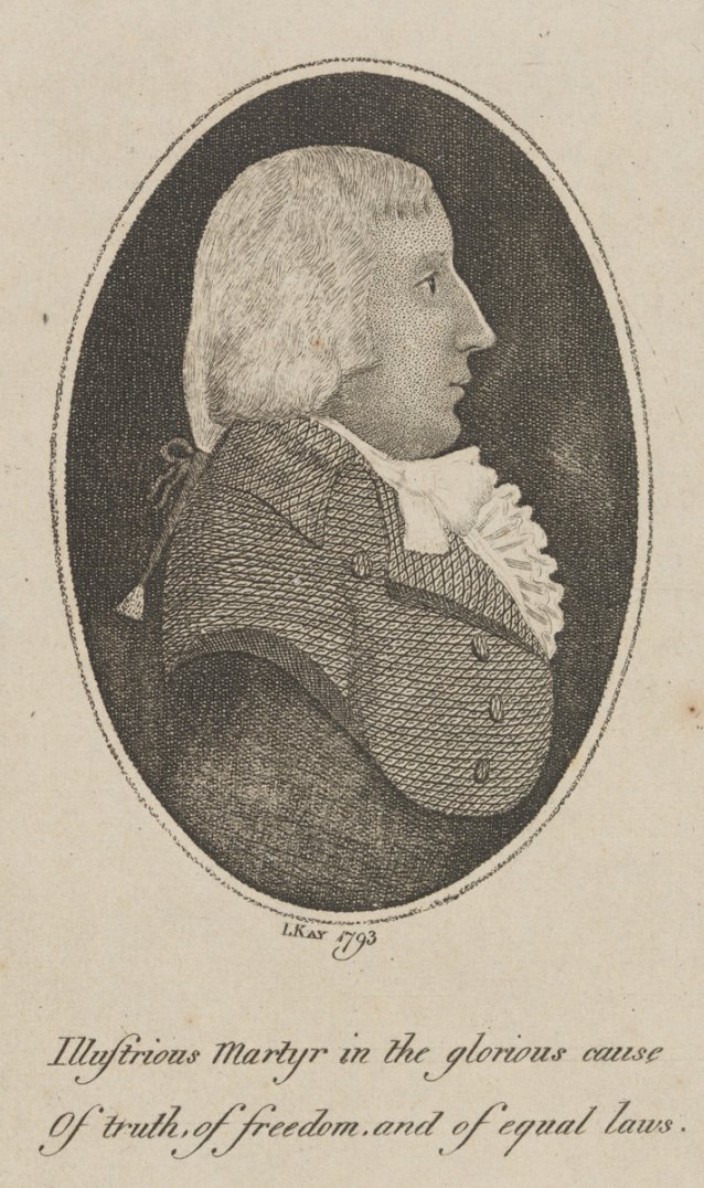 Thomas Muir of Huntershill, 1838