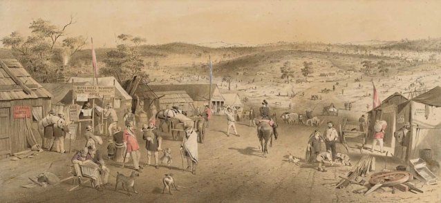 Forest Creek, Mount Alexander Diggings, 1852