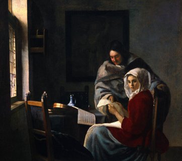 Girl Interrupted at Her Music, 1659–61 Johannes Vermeer
