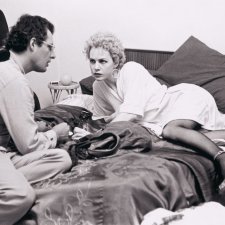 Judy Davis with director John Duigan in 'Winter of our Dreams'