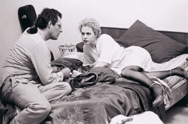 Judy Davis with director John Duigan in 'Winter of our Dreams'