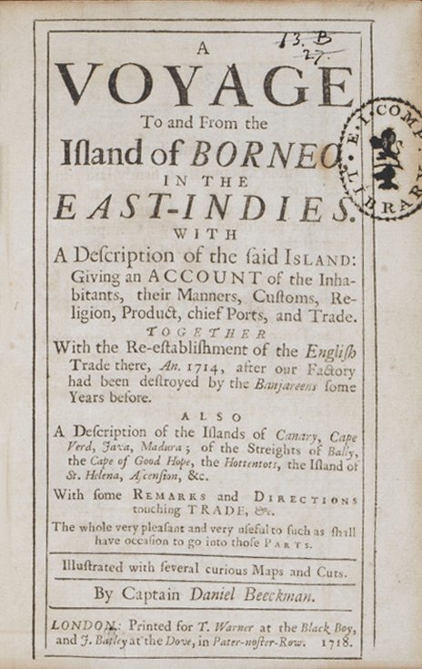 A Voyage to and from the Island of Borneo, in the East Indies, 1718