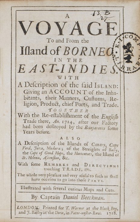 A Voyage to and from the Island of Borneo, in the East Indies, 1718