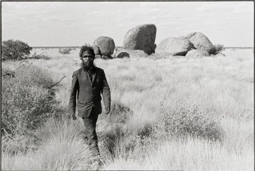 John Tjakamarra, 1974 (printed 2000) by Jon Rhodes John Tjakamarra, 1974 (printed 2000) by Jon Rhodes