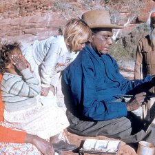 Albert Namatjira with family, c. 1955 Pastor S.O. Gross