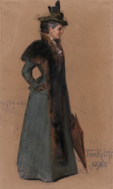 Mrs J St V Welch, 1898 by Tom Roberts (1856–1931)