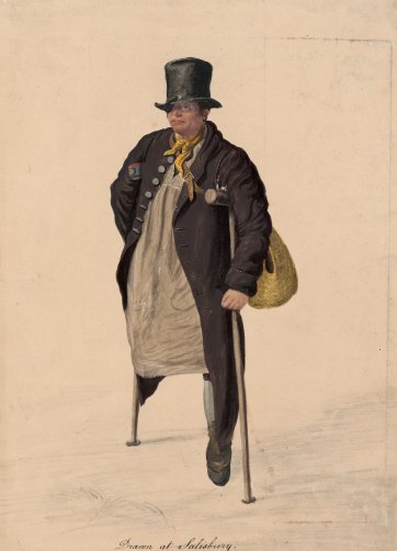 Old soldier, Salisbury by John Dempsey