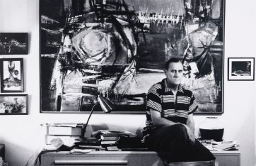 Patrick White, Castle Hill, Sydney, 1963 (printed 2000) by David Moore Patrick White, Castle Hill, Sydney, 1963 (printed 2000) by David Moore