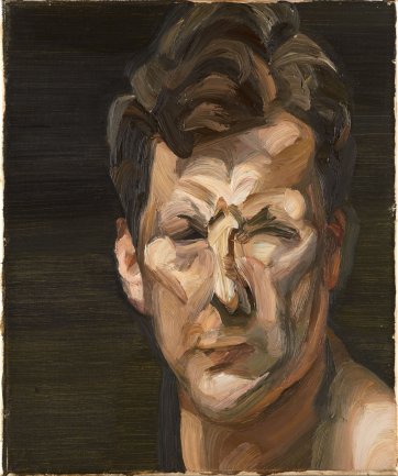 Man's Head (Self portrait III), 1963 Lucian Freud