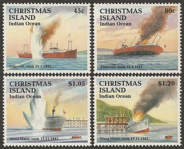Christmas Island stamps, issued 1992