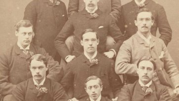William St Leonards Robertson and the Oxford boat race crew