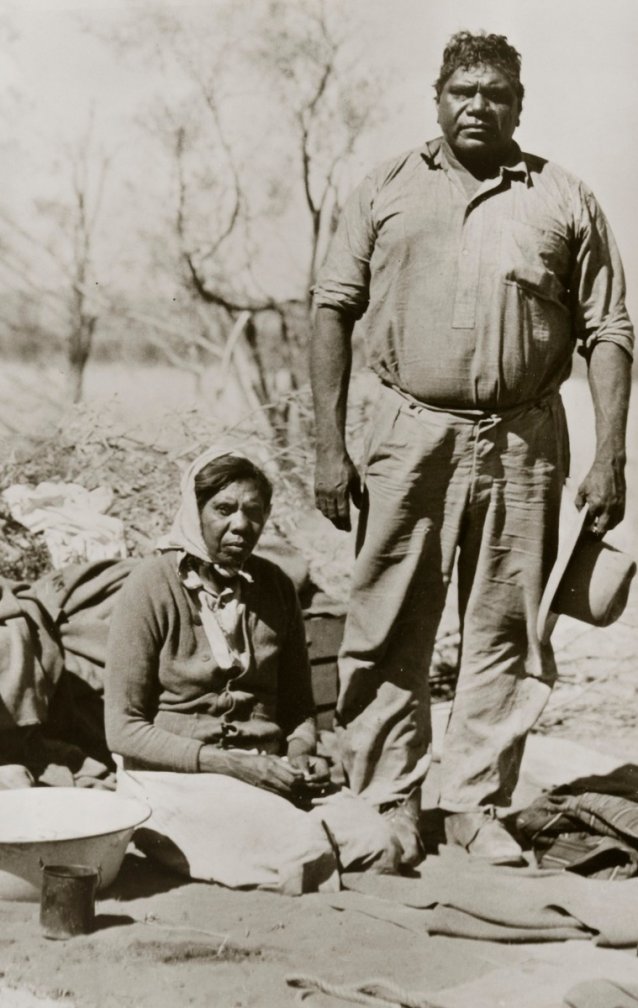 Albert and his wife Rubina, Macdonnell Ranges