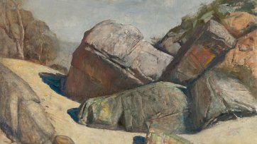 Portrait of some rocks, 1948 Lloyd Rees AC CMG