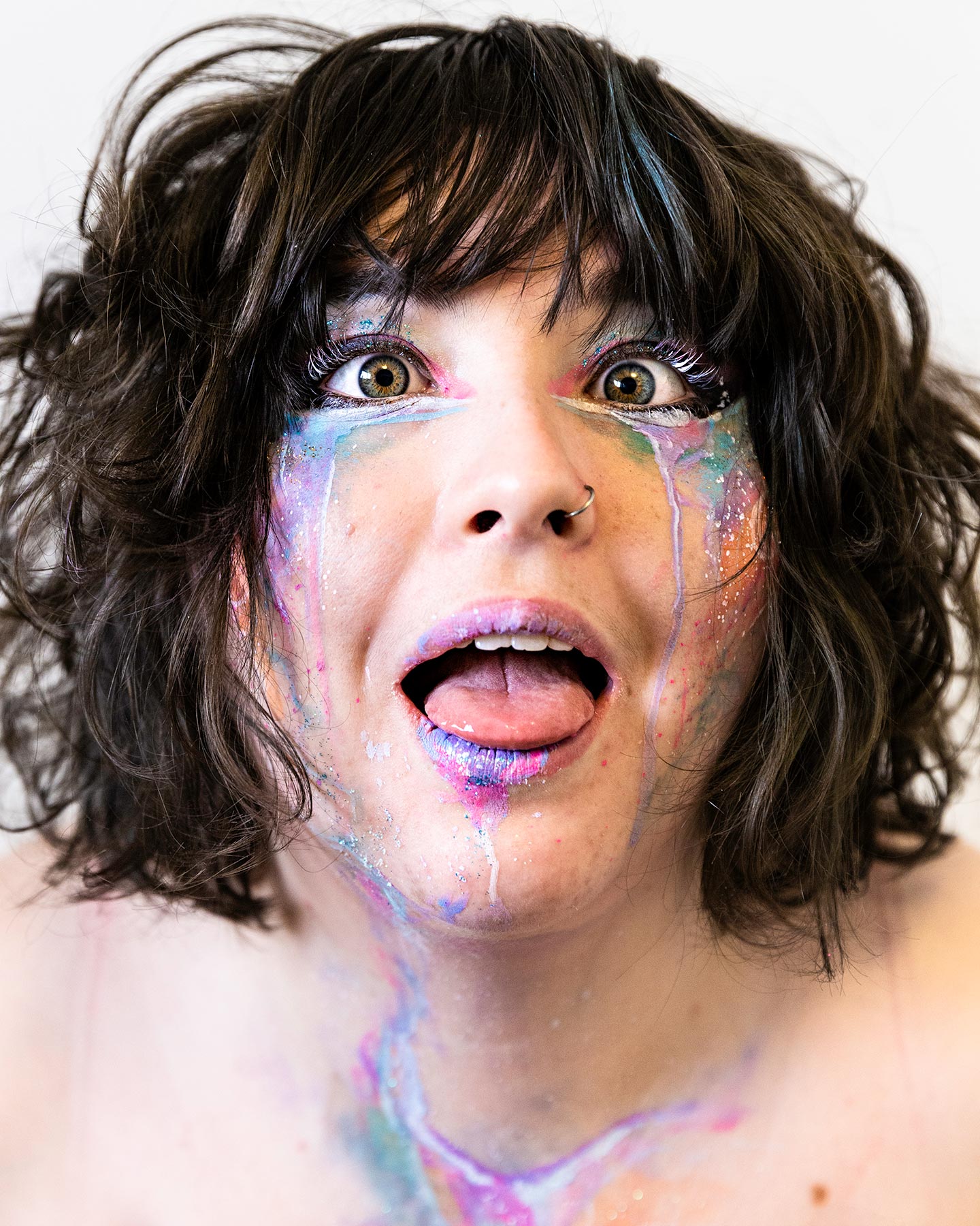 Eden With Their Tongue Out, 2019 Eden Menta, Janelle Low