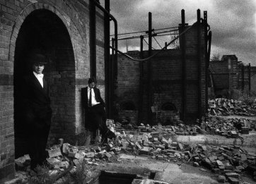 Peter Tucker and Alex Cramb, abandoned brickworks, Princes Highway, St Peters, Sydney, 1981 Stuart Spence