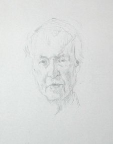 Study for portrait of Frank Fenner AC CMG MBE