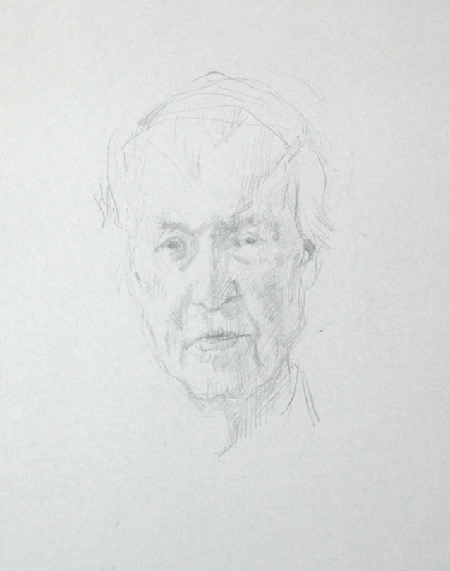 Study for portrait of Frank Fenner AC CMG MBE