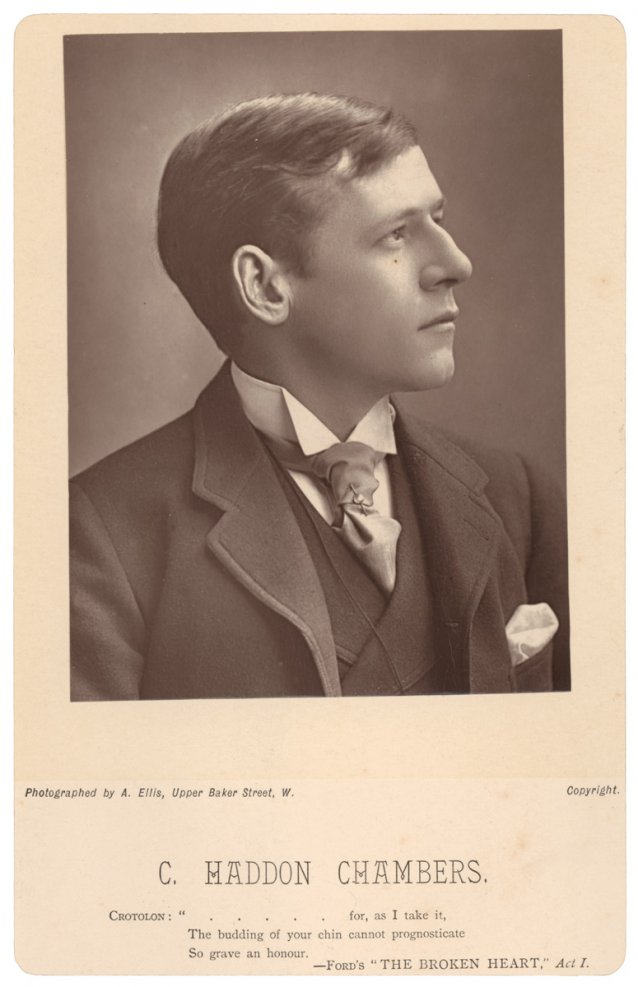 Portrait of C Haddon Chambers 1891